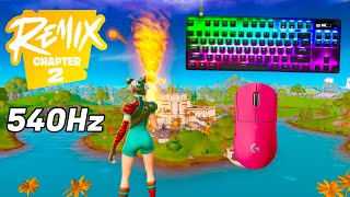 SteelSeries Apex Pro TKL ASMR 😴 Solo Gameplay 🏆 Satisfying Keyboard Fortnite 360 FPS 4K [upl. by Alegnasor]