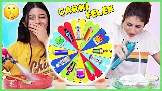 Çarkıfelekten Ne Çıkarsa Slime Challenge Çarkta Slaym Malzemeleri Eğlenceli Çocuk Videosu Dila Kent [upl. by Nosrac696]