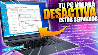 DESHABILITA ESTOS Servicios Innecesarios ⚡ OPTIMIZA Windows 10 AL MÁXIMO RENDIMIENTO 🚀 [upl. by Haorbed]