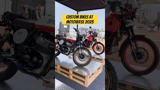 Custom Royal Enfield Bikes at Motoverse 2023 🔥  BikeWale shorts motoverse2023 [upl. by Toulon421]