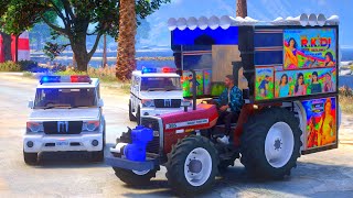 ट्रैक्टर पर डीजे tractor dj tractor wala dj ट्रैक्टर डीजे Tractor Wala DJ dj body tractor [upl. by Adnulahs]