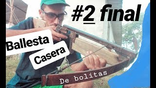 Como hacer una Ballesta casera de metal lanza bolitas Contrainsurgente marck 1 [upl. by Stonwin653]