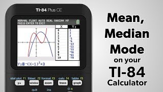 TI84 Plus Find the Mean Median and Mode [upl. by Pierro549]