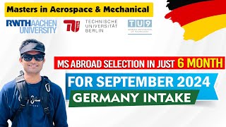 SoP Correction  MS in Aerospace amp Mechanical RWTHAachenUniversity TUBerlinTV tu9german Sep 2024 [upl. by Selrhc]