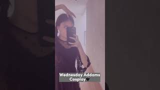 Wednesday Addams Cosplay 💃 shorts  youtubeshorts shortsvideo fyp shortsfeed wednesdayaddams [upl. by Gaves]