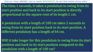 Direct and Inverse Proportion  GCSE  IGCSE Higher Maths [upl. by Ferree587]