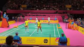 Badminton  Commonwealth Games  2022  Malaysia vs India  Thinaah MTan vs Jolly TPullela GG [upl. by Uon]