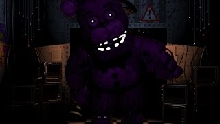 FIVE NIGHTS AT FREDDYS 2 HORRIBLE PURPLE  SHADOW FREDDY GAMEPLAY FOOTAGE [upl. by Dionysus]