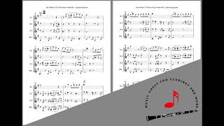 Do Nothing Till You Hear From Me  Clarinet Quartet  Sheet Music [upl. by Ethbinium155]