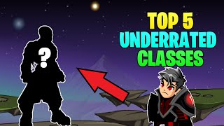 AQW TOP 5 BEST UNDERRATED CLASSES THAT NOBODY PLAYS Part 2 2023 [upl. by Sherlock]