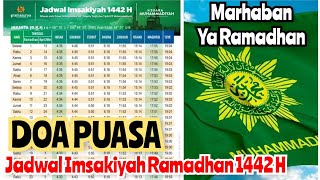 DOA PUASA RAMADHAN DAN JADWAL IMSAKIYAH RAMADHAN 1442 H2021 M Makassar [upl. by Giglio895]