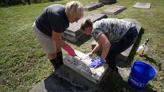 Veteran Headstone Cleaning Event Fort Myers [upl. by Almond28]