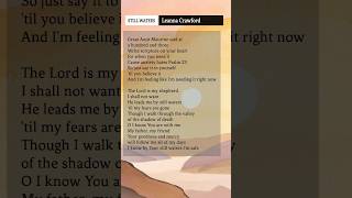 Still Waters lyrics  Leanna Crawford [upl. by Doomham]