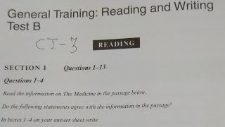 The Medicine CAMBRIDGE IELTS 3 TEST B ANSWER KEY [upl. by Dami]