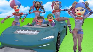 Scary Teacher 3D vs Squid Game Help Nick Joker Find Tani Harley Quinn 5 Times Challenge [upl. by Enoved]