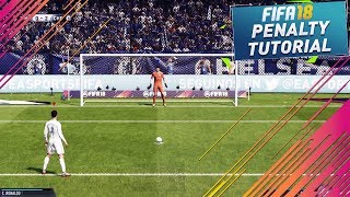 FIFA 18 PENALTY TUTORIAL  NEW SECRET PENALTY KICKS TRICK  HOW TO SCORE THE NEW PKs  TUTORIAL [upl. by Hedgcock]