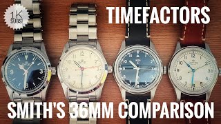 Timefactors Smiths 36mm Comparison [upl. by Nessie590]