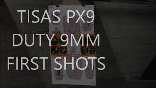 TISAS ZIGANA PX9 Gen 3 DUTY 9MM FIRST SHOTS [upl. by Crista]