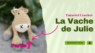 Tutoriel crochet Partie 1 on fait une vache 🐄 laine tutocrochet vachecrochet [upl. by Eessej23]