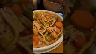 MySignature Chicken 🐔 Noodles Vegetables Souprecipe recipetipsrecpieshort foodiecookingchannel [upl. by Otero]