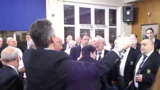 Welsh Male Choir Singing Myfanwy in Cardiff Rugby Club Proper Tidy [upl. by Russo821]