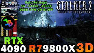 Stalker 2 Heart of Chornobyl  RTX 4090  Ryzen 7 9800X3D  4K  1440p  1080p  Max Settings [upl. by Mirabel96]