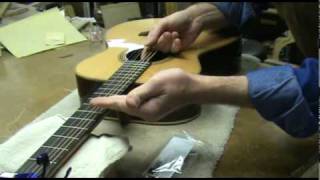 Luthier Tips du Jour  Acoustic Guitar Set Up [upl. by Marissa428]