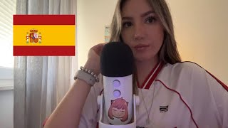 ASMR in SPANISH 🇪🇸 mic scratching mouth sounds [upl. by Lilla]