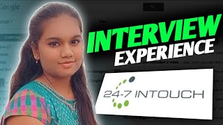 247 intouch interview experience  Customer Service Officer 247intouch [upl. by Ycart594]