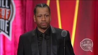 Allen Iverson’s Basketball Hall of Fame Enshrinement Speech [upl. by Eisinger236]