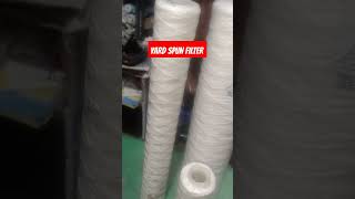 SIZE OF YARN PP SPUN FILTER BEST FIR SEDIMENT REMOVAL FROM WATER [upl. by Ysabel]