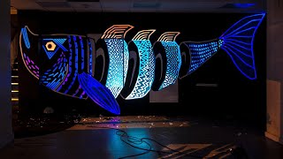 BIG FISH  Tape Art amp Projection Mapping  Upfest 2022 [upl. by Shelley533]