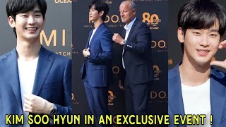 SPOTTED KIM SOO HYUN ATTENDED THE MIDO ASIA EVENT   VERY HANDSOME IN HIS ATTIRE [upl. by Lai]