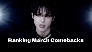 Ranking March 2024 KPOP Comebacks [upl. by Aikit653]