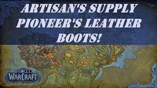 Artisans Supply Pioneers Leather Boots Wow Quest [upl. by Ramalahs]