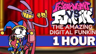 DIGITALIZING  FNF 1 HOUR SONG Perfect Loop VS Pomni Jax amp Caine I The Amazing Digital Circus [upl. by Golding]