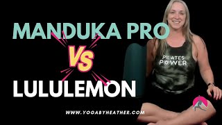 Manduka Pro yoga mat vs Lululemon Manduka Pro Unboxing [upl. by Nnewg]