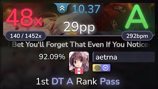 104⭐ aetrna  Foreground Eclipse  I Bet Youll Forget Each And Every HDDT 9209 48❌ osu [upl. by Rekrap]