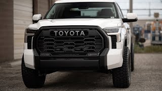 2022 Tundra TRD Pro Grille Install  How to Install on 3rd Gen Tundra Limited [upl. by Ghassan629]