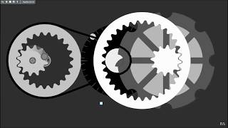 Algodoo  Reciprocating Belt Driven Geneva Mechanism [upl. by Buerger482]