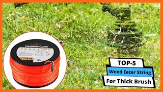 ✅ Best weed eater string for thick brush Weed eater string for thick brush Buying Guide [upl. by Welton]