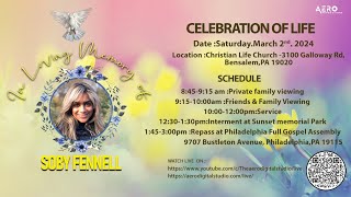 Soby Fennell  Celebration of Life  Live [upl. by Akeyla]