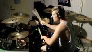 Aversions Crown  The Glass Sentient Drum Cover By Adam Björk [upl. by Eimma874]