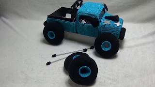 Monster Truck häkeln Teil 7 Tutorial [upl. by Armmat357]