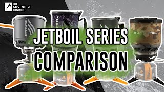 Jetboil Series comparison Stash vs Flash vs MiniMo vs Zip [upl. by Alburga]