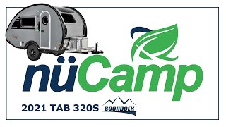 nuCamp TAB 320S BOONDOCK Teardrop Trailer [upl. by Erolyat]