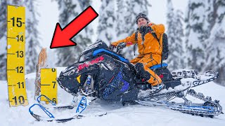 I Crashed My Friends Snowmobile Throttle Stuck [upl. by Ashatan]