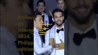 Announcement of top 5 winners in mrinternational2024 Philippines editionpageant kings [upl. by Dotty]