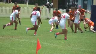 SG Ball Round One  St George Dragons v Balmain Tigers [upl. by Atirb]