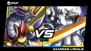 PXP Zaandam Locals Digimon EX7 Hunters vs Yellow Hybrid [upl. by Aramot]